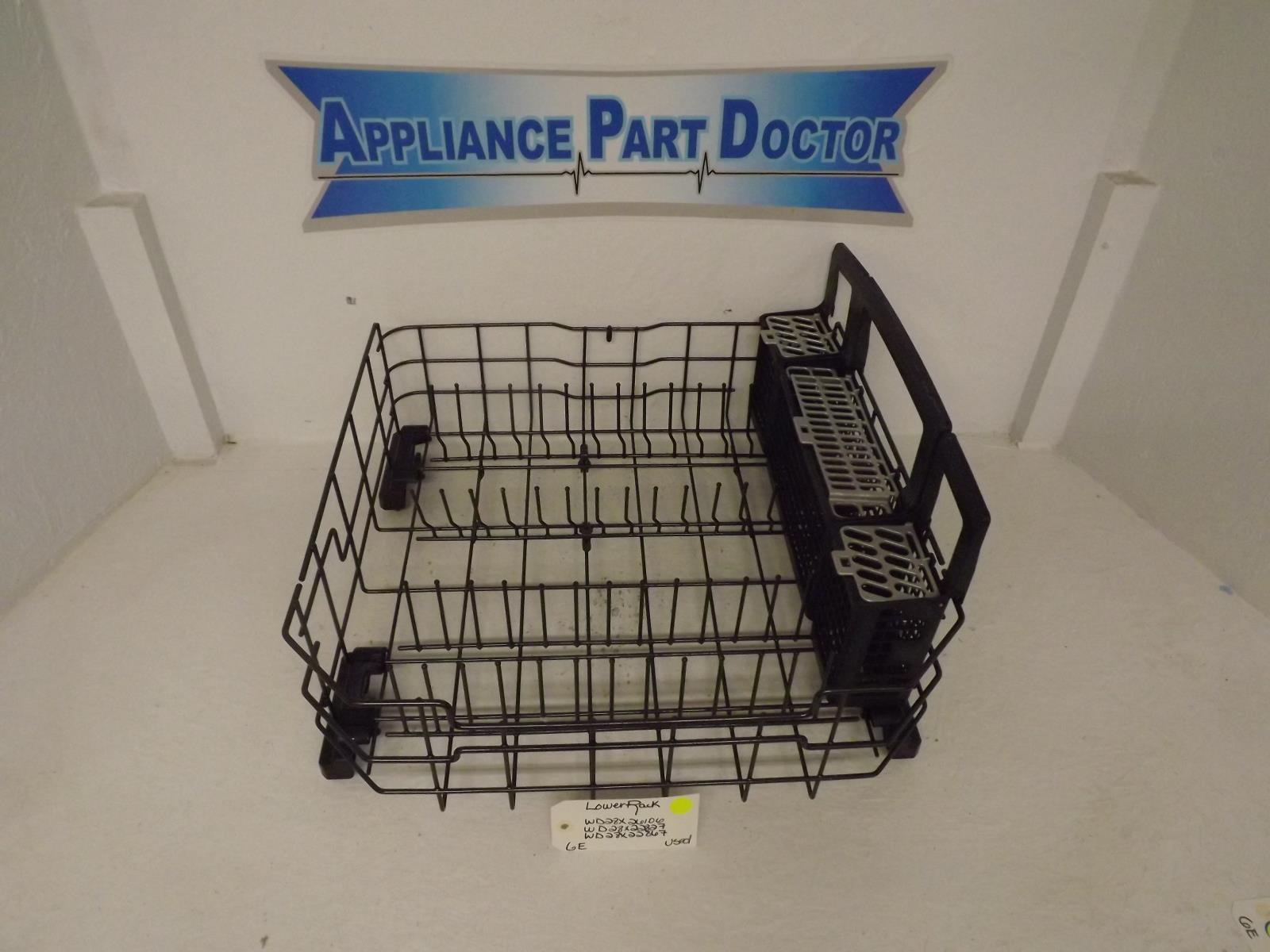 GE Dishwasher WD28X26106 WD28X22827 WD28X22867 Lower Rack Used GE Dishwasher WD28X26106 WD28X22827 WD28X22867 Lower Rack Used
